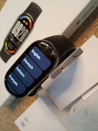 Brățară fitness Xiaomi Smart Band 10 negru, stil modern, AMOLED 1,72" — ramă ecran deteriorată, ecran zgâriat (stare: vezi a 2-a imagine) 4