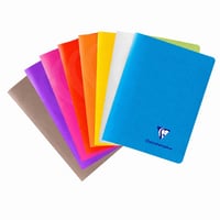 8 ks zošitov Clairefontaine Mimesys 293751AMZC so šitou väzbou – 17x22 cm, 48 strán, veľké štvorčeky, 90 g, mix farieb (modrá, červená, zelená) 1