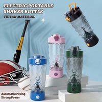 flintronic Elektromos Protein Shaker 650ml - USB-C Tölthető Automata Keverőpalack, BPA-mentes Tritan Anyag, Hordozható Turmixpohár Sportolás 8