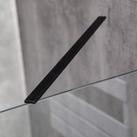 WITEN&NOCK stabilizacijska šipka za tuš kabinu 70 cm, mat crna, nehrđajući čelik, staklo-zid — nedostaju rotirajući elementi od 180° (stanje: vidi 2. sliku) 1