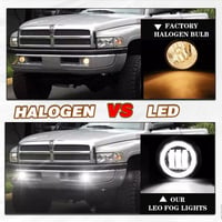 Skuntuguang 30W LED ködlámpa Jeep Wranglerhez, 10,2 cm-es, fekete, halo gyűrűs 7