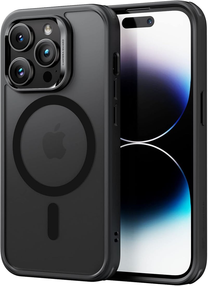 iPhone 14 Pro MagSafe kompatibilis ESR védőtok - Katonai fokozatú, matt fekete