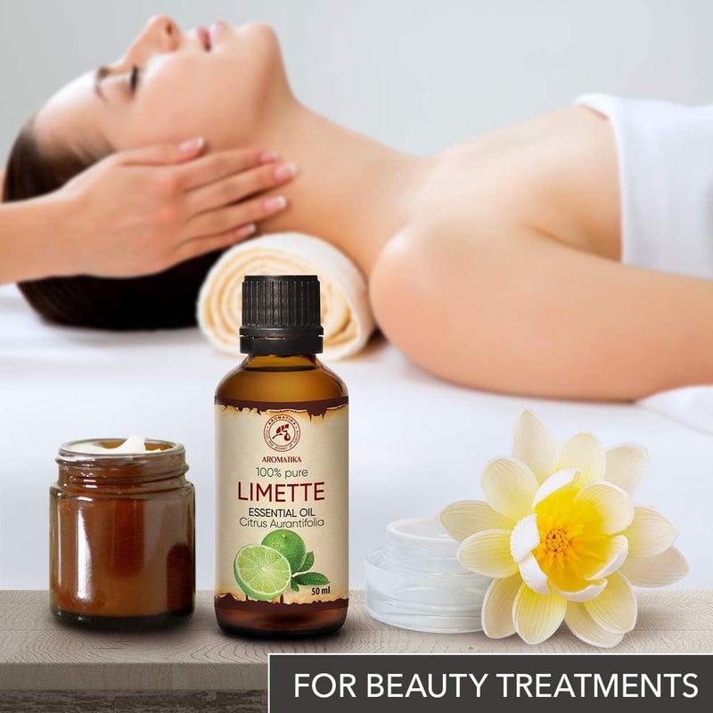 Tiszta Lime Illóolaj 50ml - Aromaterápiás Diffúzorhoz és Bőrápoláshoz