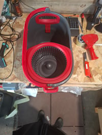 Vileda Turbo 3in1 System felmosóvödör mikroszálas — alkatrésznek / bontóra: centrifuga pedál hibás, csak vödör (állapot: lásd a 2. képet) 2