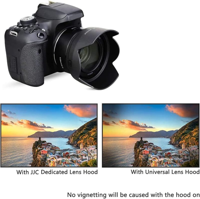 Canon EF 50mm f/1.8 STM objektívhez napellenző és UV szűrő szett, ES-68 helyettesítő