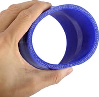 AUTOHAUX Kék Szilikon Hűtőcső 76-89 mm Átmérővel 6