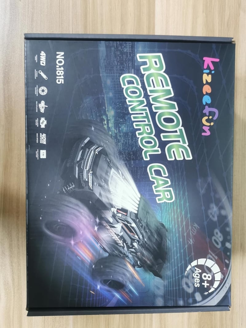 Kizeefun 40 km/h-s távirányítós autó, 1:18 offroad buggy LED fényekkel
