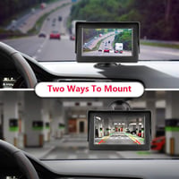 Vezeték nélküli tolatókamera szett 4.3" LCD monitorral - Vízálló, éjjellátó 5