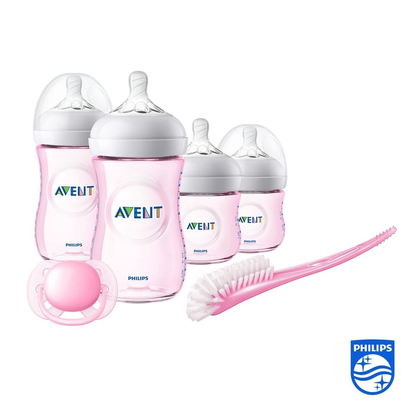 Philips Avent SCD301/03 Újszülött Cumisüveg - Rózsaszín, BPA-mentes, Hasfájást Csökkentő, Mosogatógépben Tisztítható, Ergonomikus Kialakítás