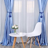 Elegáns kék függönykötő szett - 2 db, 60 cm-es kötél 5
