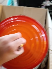 Liatinová zapekacia misa Le Creuset Signature Gourmet 30 cm 6,2 litra, plamenná červená, všetko — vrchnák je poškriabaný (stav: pozri 2. obrázok) 4