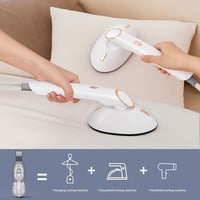 Pretty moment Gőzölős Vasaló 1500W - Otthoni és Irodai Használatra, Fehér, 400ml Kivehető Víztartály, 3 Gőzölési Mód, Minden Szövettípushoz 3
