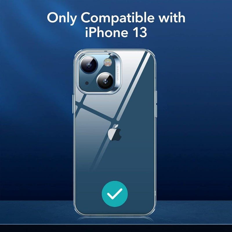 iPhone 13 Átlátszó Vékony Szilikon Védőtok - Ütésálló