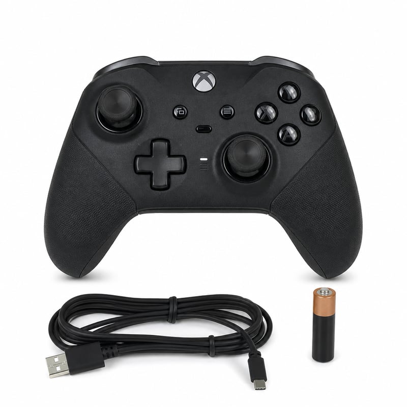 Xbox Elite Series 2 vezeték nélküli kontroller fekete, Xbox Series X/S és Xbox One konzolokhoz, használt