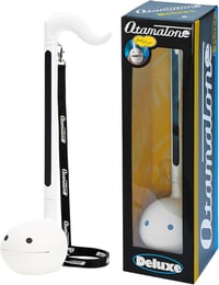 Hamee Otamatone Deluxe Zenélő Játékhangszer - Fehér Színben, 3 AA Elemmel, 45 cm-es Méretben, Különleges Angol Verzió 1