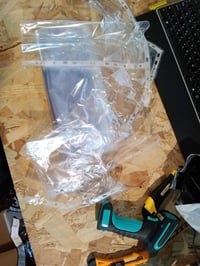 Durable 267219 átlátszó irattartó fólia A4, felül nyitott, fényes, 100 db csomag - 5 db gyűrött fóliával (állapot: lásd a 2. képet) 2