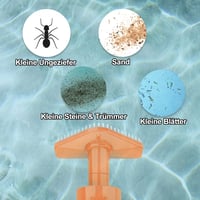 PoolyPoly Vezeték Nélküli Medenceporszívó, 3 az 1-ben Kézi Medencetisztító, 90 Perces Üzemidő, Teleszkópos Rúddal, Kisméretű Medencékhez 6