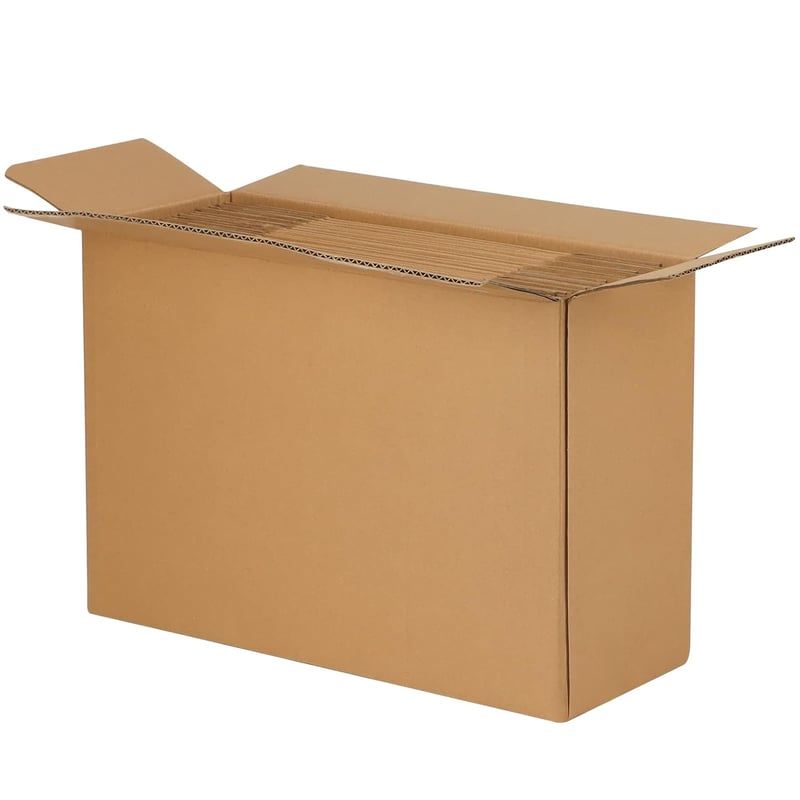 HORLIMER 25 db Barna Postai Kartondoboz 33x25,4x5,1 cm - Csomagküldéshez, Ajándékozáshoz