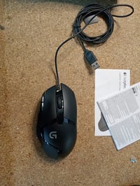 Káblová herná myš Logitech G402 Hyperion Fury, 4000 DPI, 8 tlačidiel, čierna, EU verzia 2