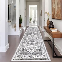 SHACOS Hosszú Szürke Csúszásmentes Mosható Szőnyeg Futó 80x250cm Folyosóra, Konyhába 8