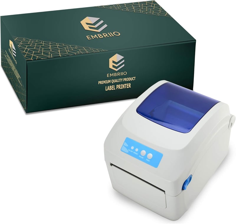 EMBRIIO USB Hőnyomtató 150x100mm Címkékhez - DHL, Amazon, eBay Kompatibilis