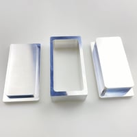 Fémből készült 5x10 cm-es téglalap alakú gyanta előprés forma, oldószermentes DIY extrakcióhoz 3