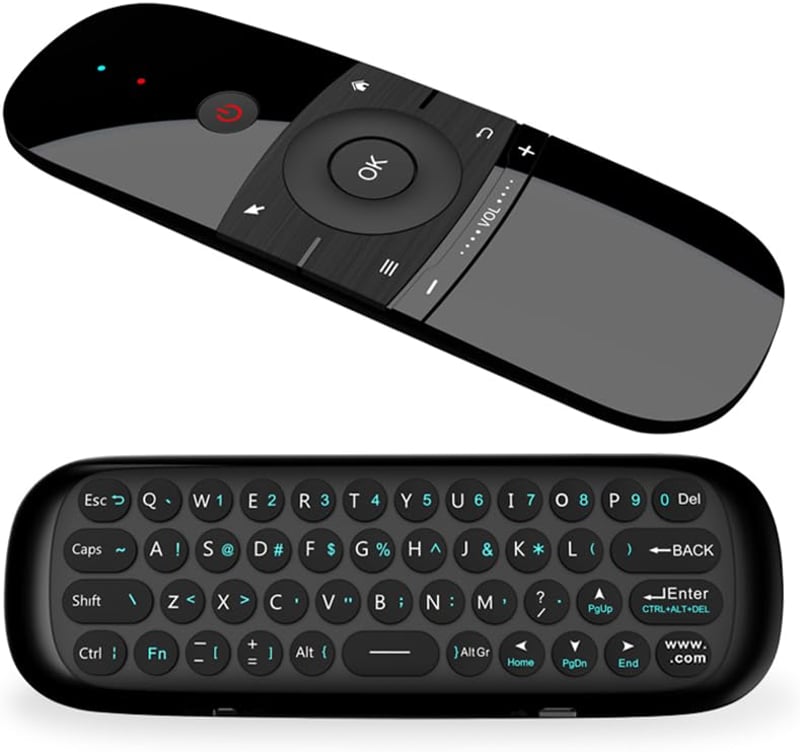 RunSnail 2.4G Légegér Billentyűzettel, IR Tanulófunkcióval Android TV-hez