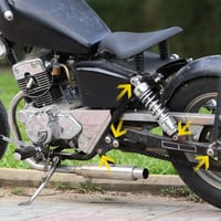 Titán M6x35 Színes Motoros Csavarok - 6db Hexagonális Készlet 2