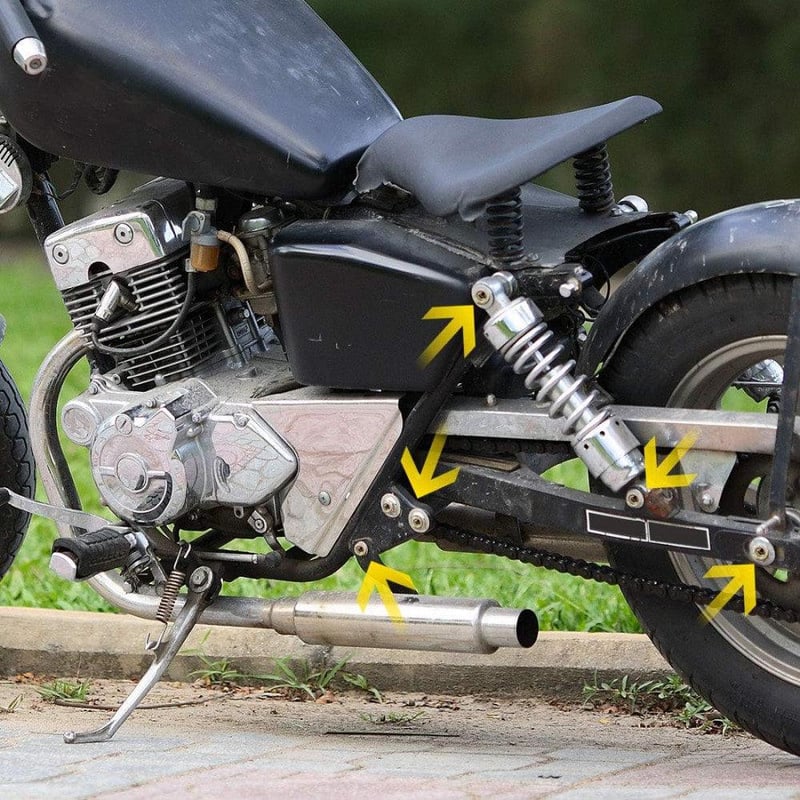 Titán M6x35 Színes Motoros Csavarok - 6db Hexagonális Készlet