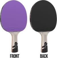 PRO SPIN Szénszálas Pingpong Ütő Szett, 2.0mm Szivacs, Kiváló Pörgetés és Pontosság, Védőtokkal, Kék-Lila, 2db-os Csomag, Haladó Játékosokna 7