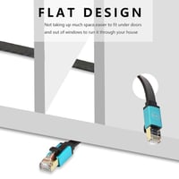 Cat8 Ethernet kábel 2m - Szupergyors RJ45 hálózati vezeték aranyozott csatlakozóval 3