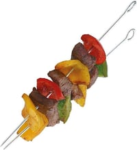 Weber Grillkészlet: 6 Rozsdamentes Acél Nyárs és 2 Szilikon Olajecset BBQ-hoz 4