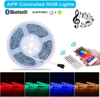 ALED LIGHT Bluetooth LED Szalag Vezérlő 12V - RGB LED Szalaghoz 40 Gombos IR Távirányítóval - Okostelefon Applikációs Vezérlés iOS és Androi 2
