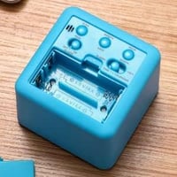 Plumeet Kék Digitális Utazóóra: Nagy Kijelző, Ébresztő, Naptár, Fény 7