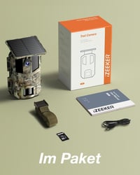 iZEEKER 4K 48MP Napelemes Vadkamera Mozgásérzékelővel - IP66 Vízálló, 0.1mp Exponálási Idő, Éjjellátó, Beépített Nagy Kapacitású Akkumulátor 9