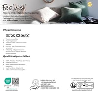 Aqua-Textil Feelwell Thermo Polár Ágynemű - Szürke Mikroszálas Lepedő és Párnahuzat Cipzárral, 155x220 cm, Géppel Mosható 5