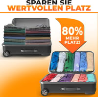 PACKDUDE Utazási Vákuumzsák Szett 15 db - 3 Méretben, Szelep Nélküli Ruhakompressziós Táskák Görgethető Kivitelben, Átlátszó 2