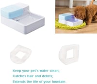 Poweka Szűrőszett PetSafe Drinkwell Kutyaitatókhoz - 16db Hab Előszűrő és Szénszűrő Rozsdamentes Acél 360, Avalon, Pagoda Modellekhez 7