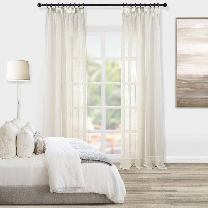 Topfinel antracit félátlátszó fényáteresztő függöny nappali és hálószoba ablakra 140x245 cm