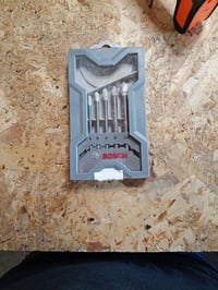 Bosch CYL-9 Soft Ceramic csempefúró készlet 5 db, Ø 4-10 mm, puha kerámiához és — karcos doboz, kopott fúrófej (állapot: lásd a 2. képet) 4