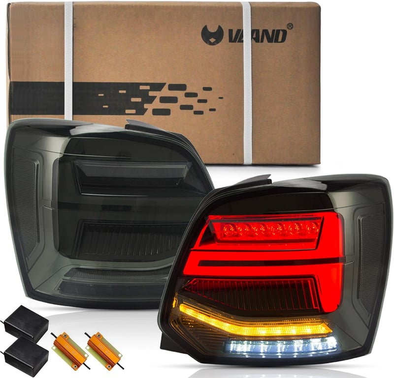VLAND LED hátsó lámpa Polo 6R 6C 2011-2017 modellekhez, szekvenciális irányjelzővel