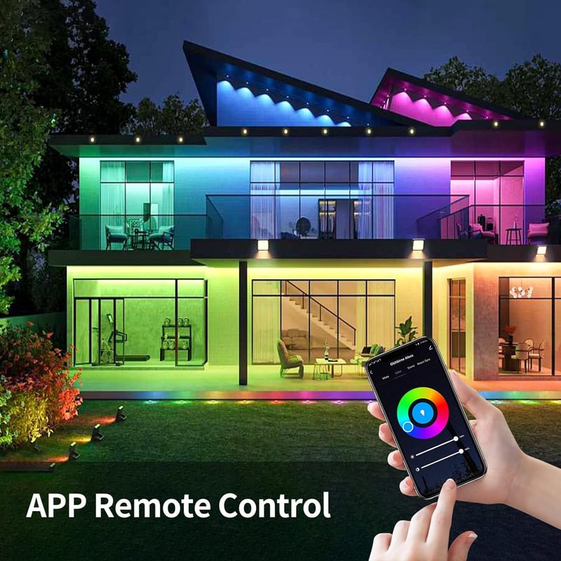 Fitop GU10 WiFi okos izzó Alexa-val, RGB 16 millió szín, dimmelhető app-pal