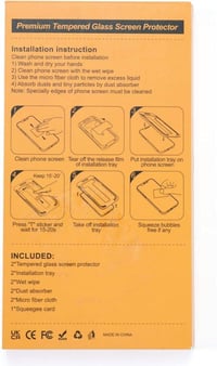 iPhone 13/13 Pro ultra tiszta képernyővédő fólia - CIRYCASE 6.1" 9