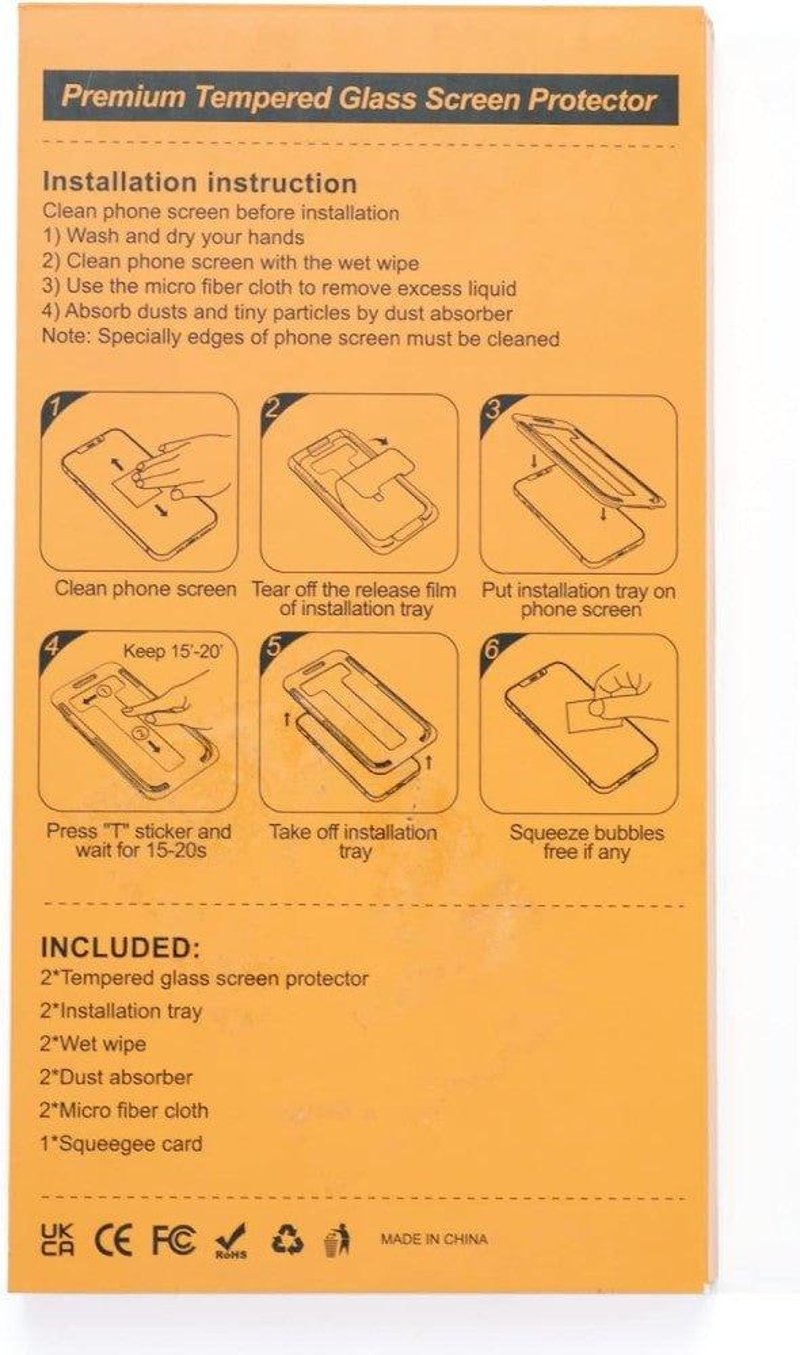 iPhone 13/13 Pro ultra tiszta képernyővédő fólia - CIRYCASE 6.1"