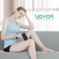 VOYOR-HEALTH CM410 Kézi Elektromos Masszírozó - Vezeték Nélküli Újratölthető Izomfájdalom Enyhítő Nyakra, Vállra, Hasra, Derékra, Combra (Ké 14