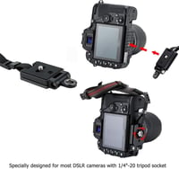 Canon Nikon Sony DSLR kamera kézpánt Arca Swiss kompatibilis talppal 3