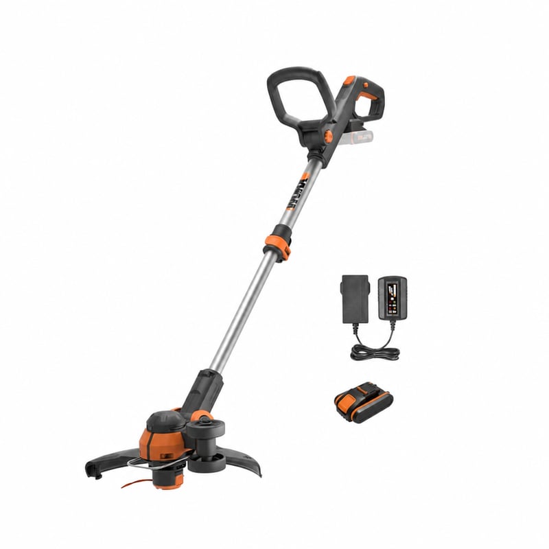 Akumulátorová strunová kosačka WORX WG163E 20V Li-Ion, záber 30 cm — Balenie obsahuje jeden akumulátor, menšia kapacita (stav: pozri 2. obrázok)