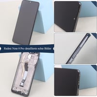 RongZy LCD Kijelző és Érintőképernyő Xiaomi Redmi Note 8 Pro Telefonhoz - 6,53 Hüvelykes Csereképernyő Szerelő Eszközökkel 6