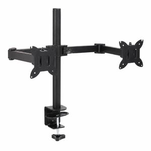 Amazon Basics dvostruki stalak za monitore sa stolnim nosačem, za zaslone od 13 do 32 inča, VESA — vidljivi znakovi trošenja na jednom dijelu (stanje: vidi 2. sliku)