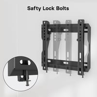 BONTEC TV Fali Tartó 17-45 Colos LED LCD OLED Képernyőkhöz, Dönthető Konzol 30 kg Teherbírással, VESA 200x200 mm, Légpárnával 6